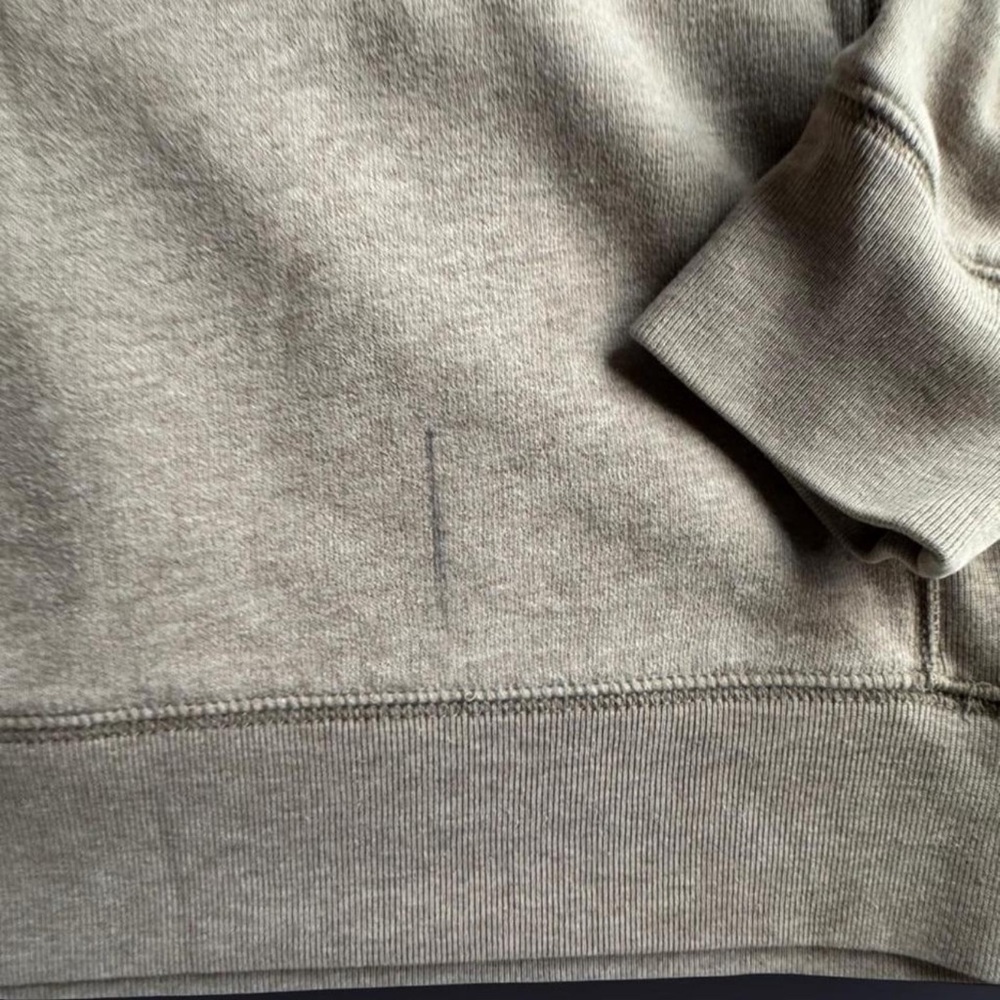 PINK Victoria's Secret Beige Hoodie with Checkered Lining - Picture 6 of 6